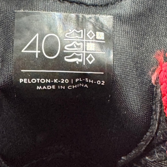 Peloton Cycling Shoes Mens 7 Womens 9 EU 40 Black PL-SH-02 Excellent Spin Shoes - Picture 6 of 16